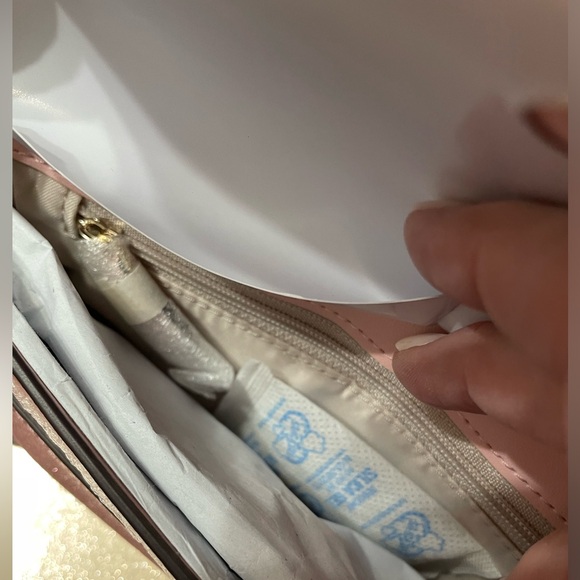 Kate Spade NWT Metallic Pink Glitter Duo Crossbody Bag and Cardholder - Picture 14 of 14